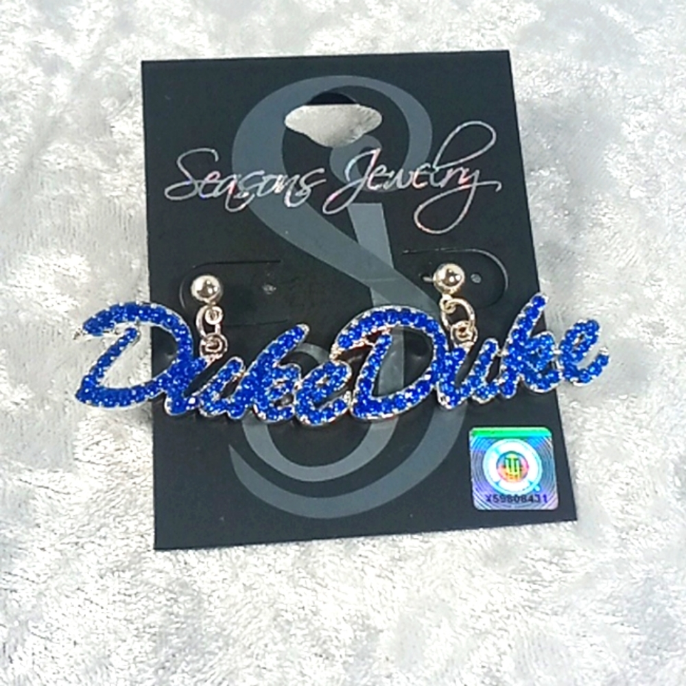 Duke Blue Devils Studded Earrings